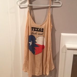 Wildfox -Texas Broke my Heart tank
